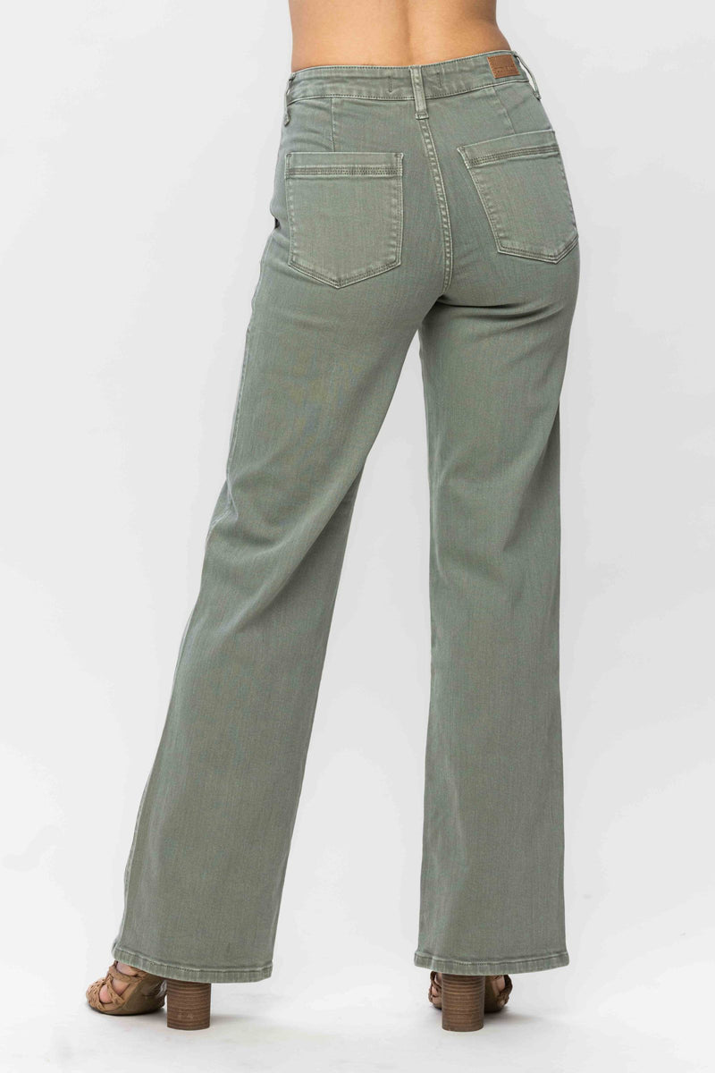 Hazel Garment Dyed Jean - Curvy *FINAL SALE*