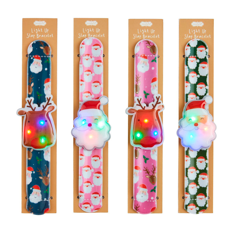 Christmas Light Up Slap Bracelets