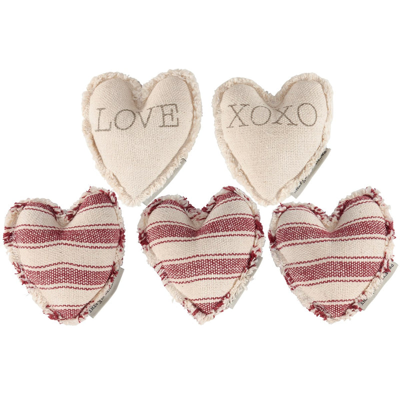 Fabric Mini Hearts *FINAL SALE*