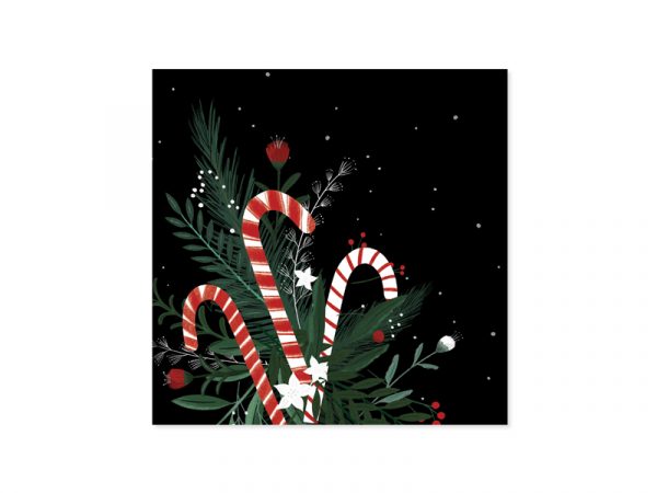 Candy Cane Pop-Up Greeting Card