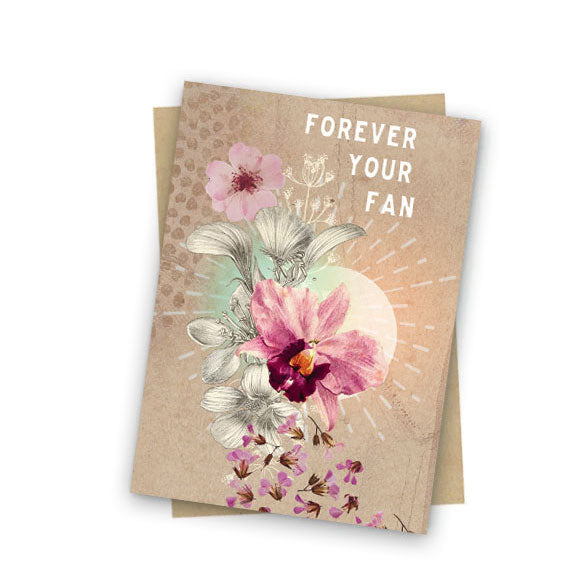 Forever Your Fan Mini Greeting Card