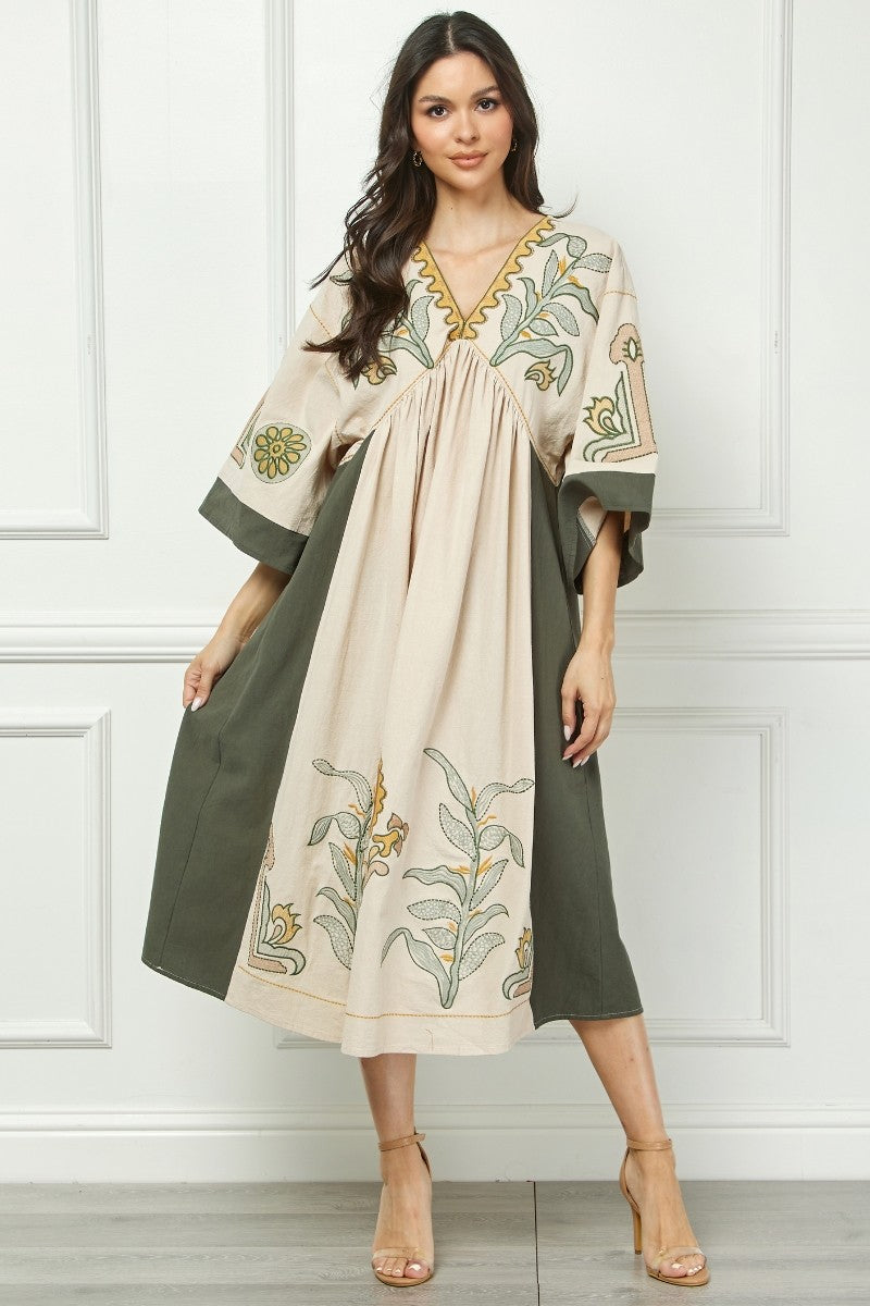 Marianna Embroidered Dress