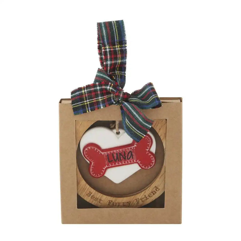 Personalized Dog Ornament
