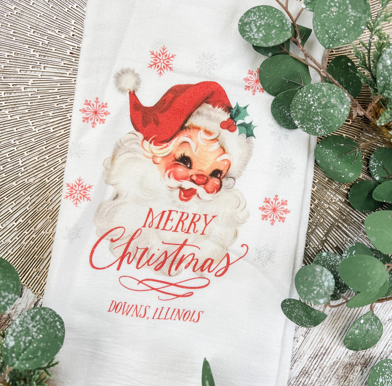 Personalized Santa Tea Towels *FINAL SALE*