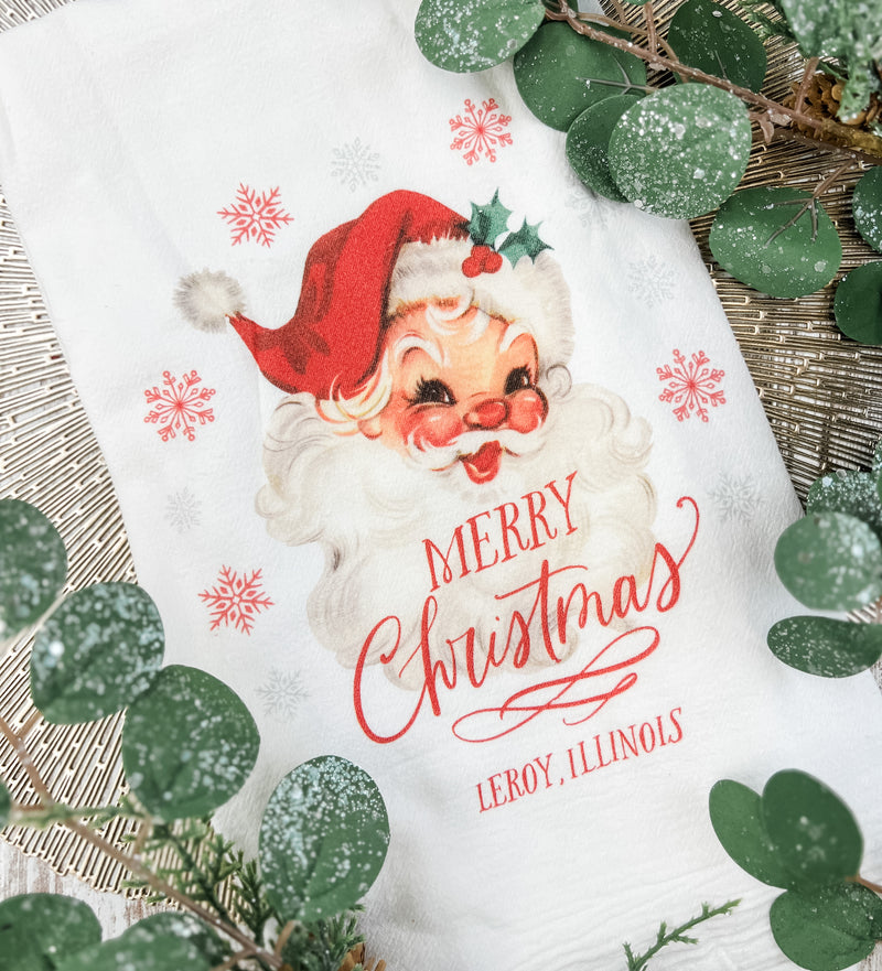 Personalized Santa Tea Towels *FINAL SALE*