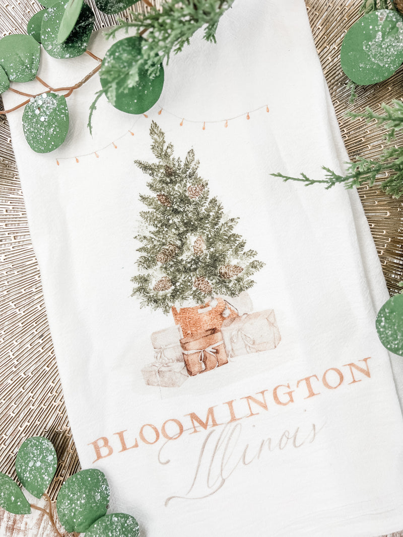 Personalized Christmas Tree Towel *FINAL SALE*