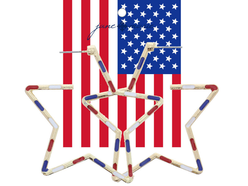 Old Glory Earring *FINAL SALE*