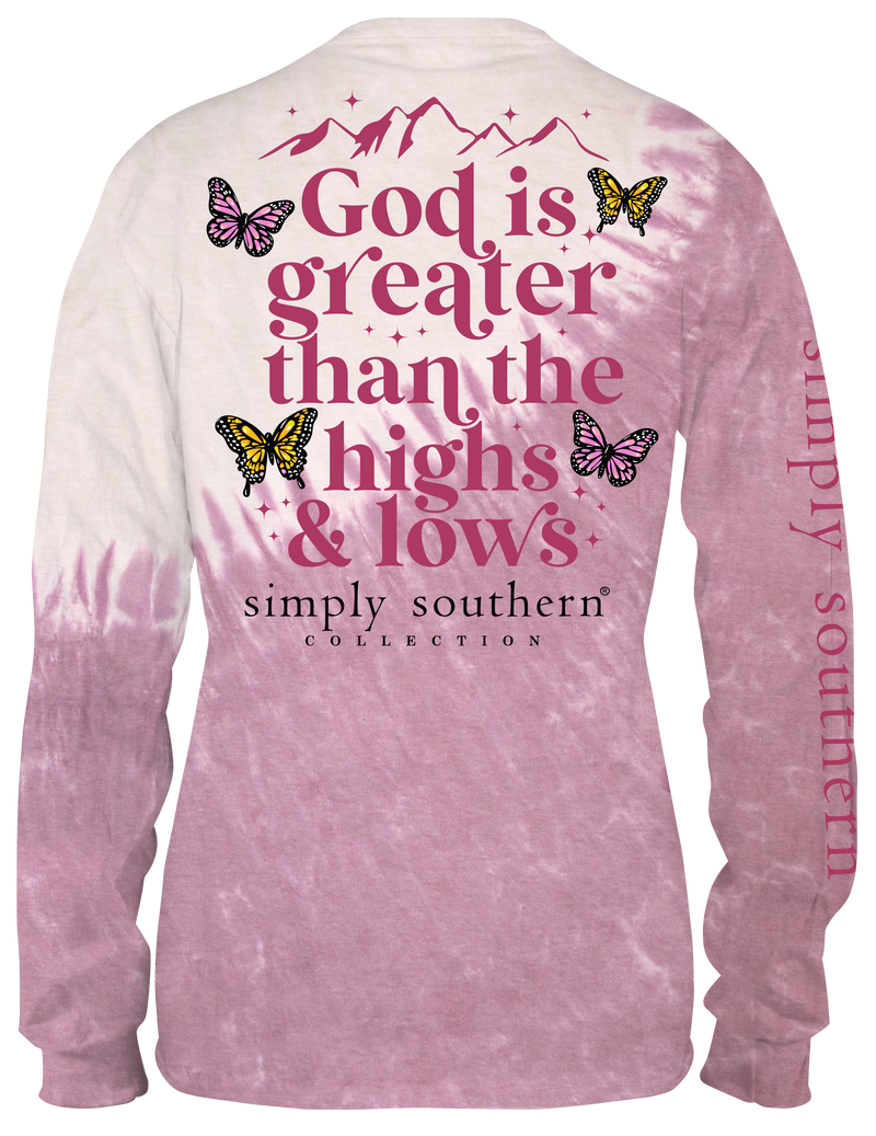 God Is Greater Tie-Dye Long Sleeve