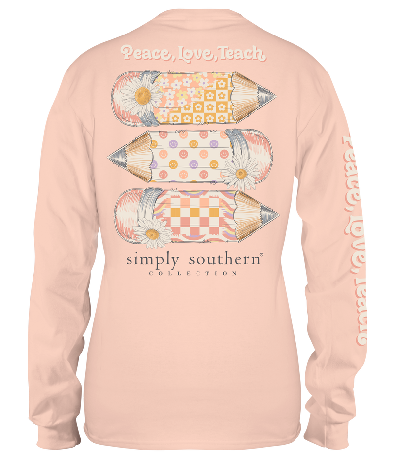 Peace, Love, Teach Long Sleeve