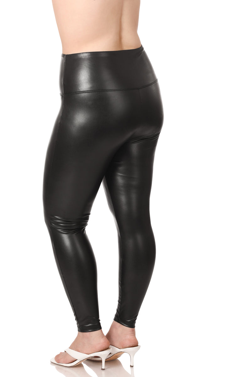 Rachael Faux Leather Legging - Curvy *FINAL SALE*