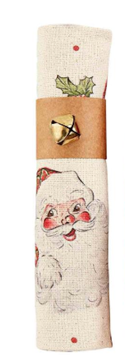 Jingle Bell Wrapped Towels
