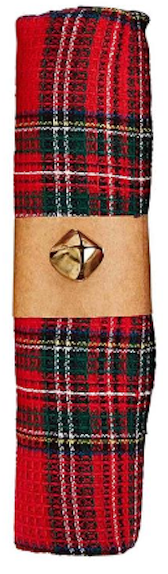 Jingle Bell Wrapped Towels