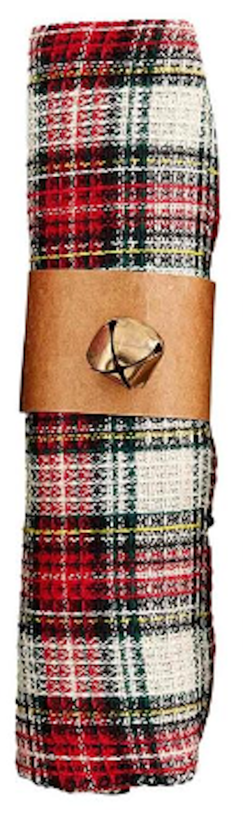 Jingle Bell Wrapped Towels