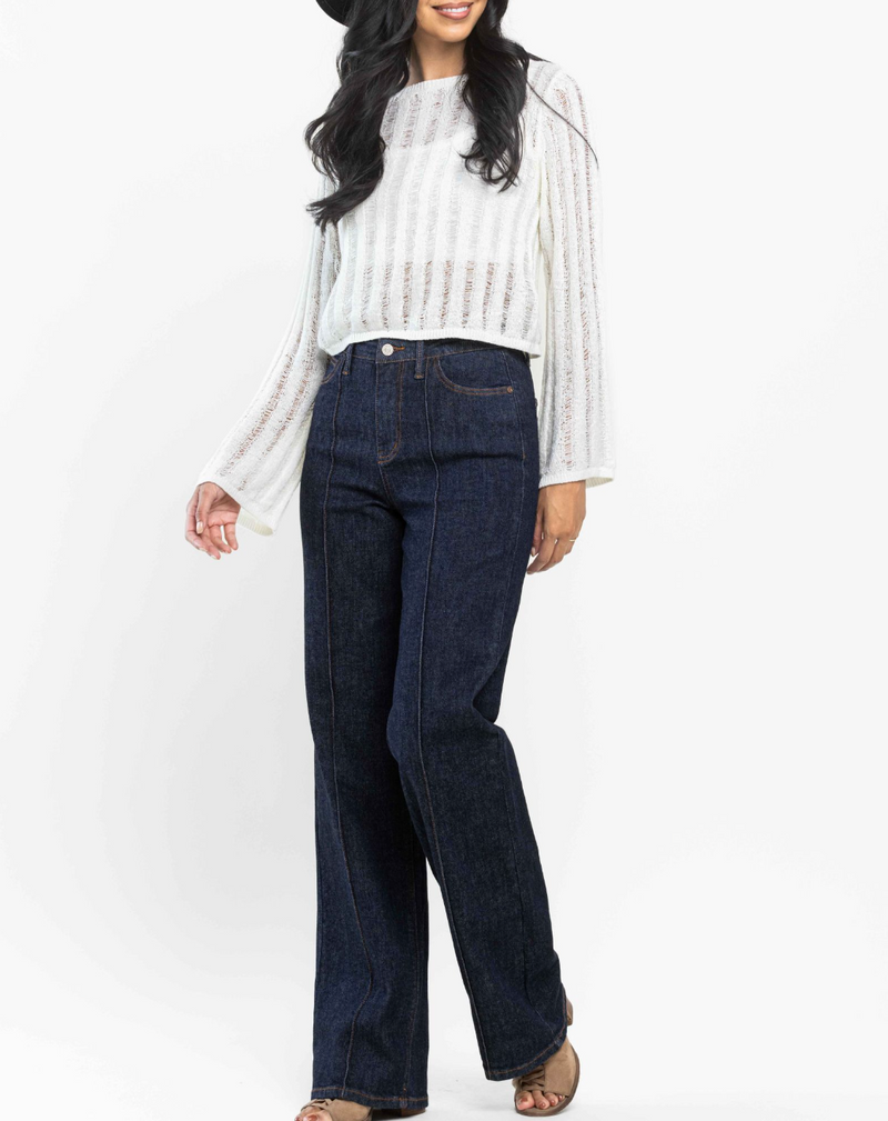 Rosalie Wide Leg Jeans - Curvy
