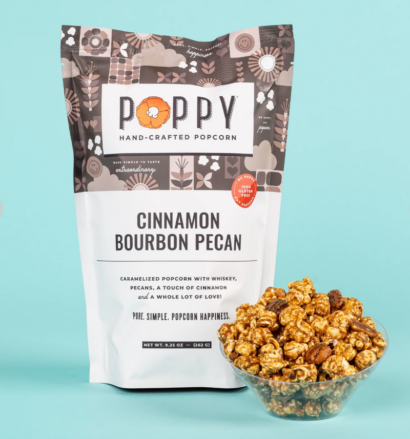 Cinnamon Bourbon Pecan Popcorn