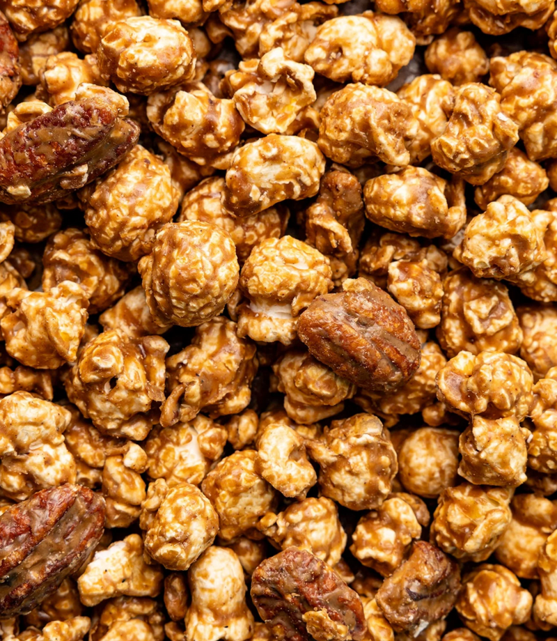 Cinnamon Bourbon Pecan Popcorn