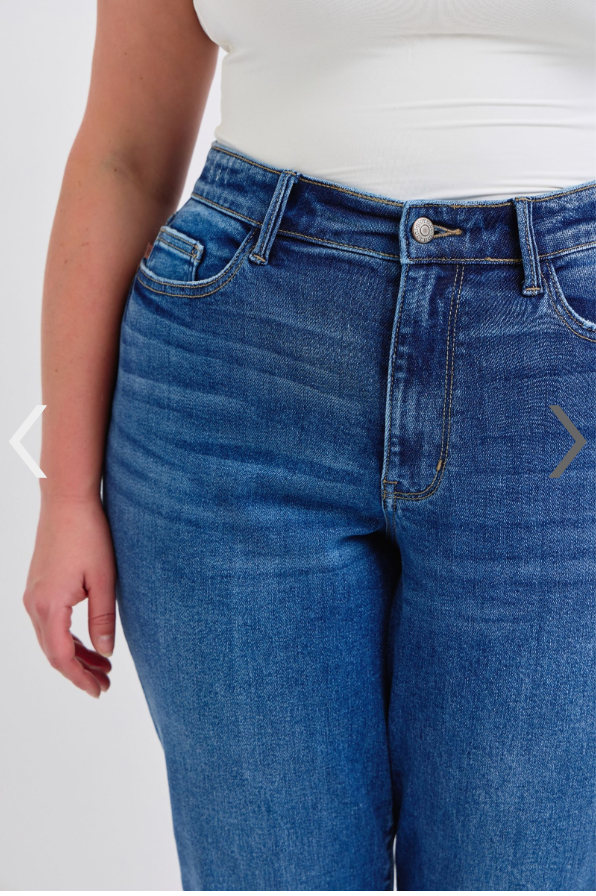 Julia Vintage Wash With Cuff - Curvy