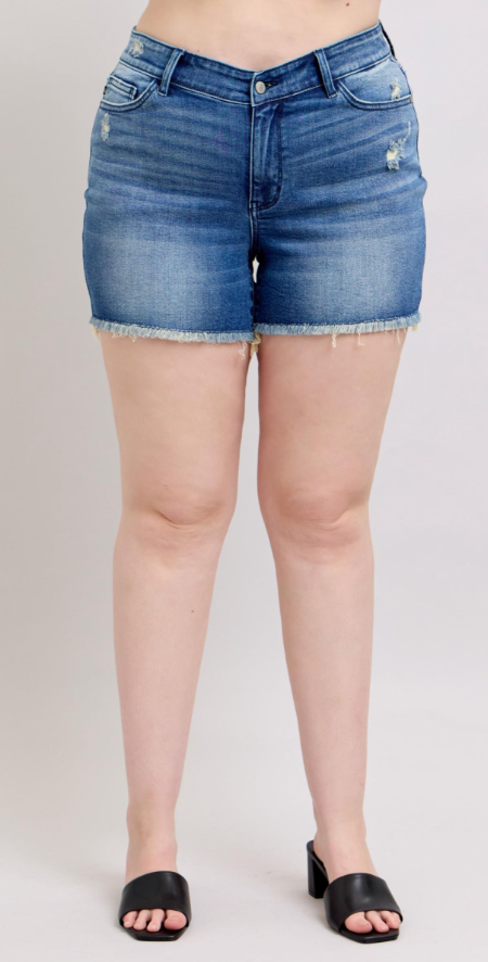 Sapphira V-Front Shorts - Curvy *FINAL SALE*