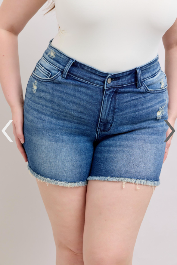 Sapphira V-Front Shorts - Curvy *FINAL SALE*