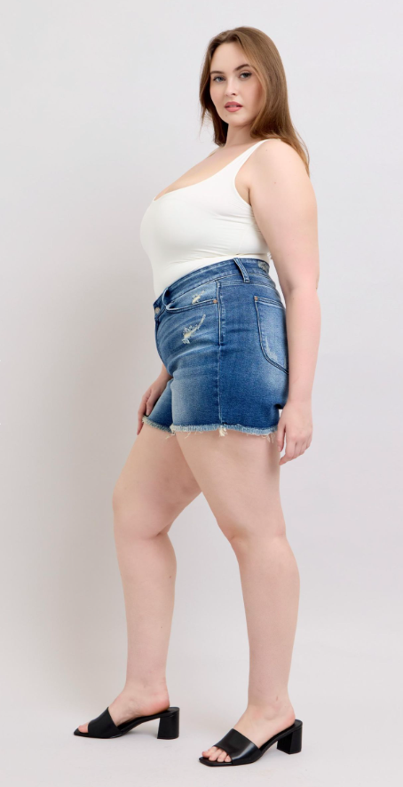 Sapphira V-Front Shorts - Curvy *FINAL SALE*