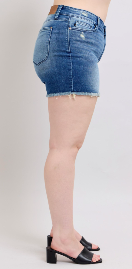 Sapphira V-Front Shorts - Curvy *FINAL SALE*