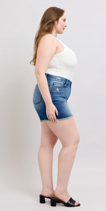 Sapphira V-Front Shorts - Curvy *FINAL SALE*