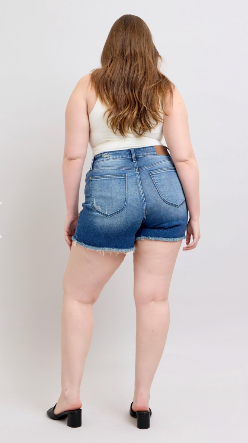 Sapphira V-Front Shorts - Curvy *FINAL SALE*