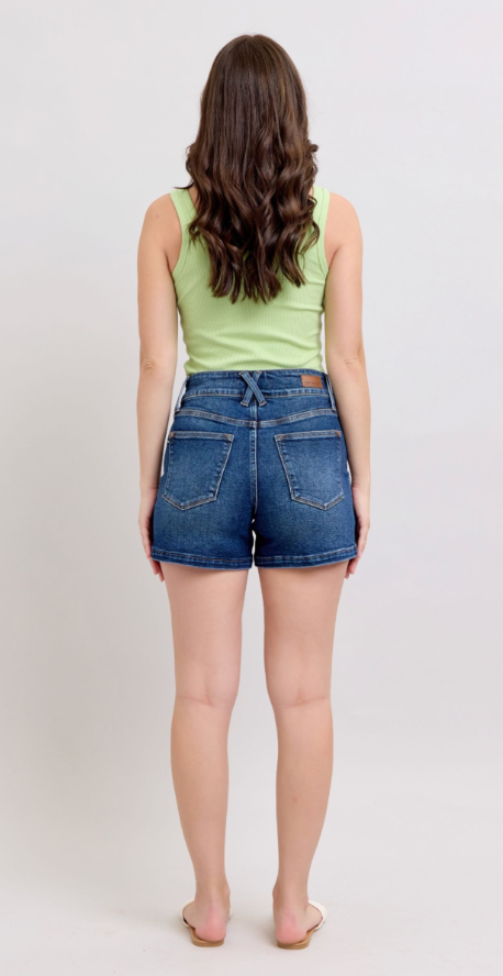 Piper High Waist Button Waistband Shorts * FINAL SALE *