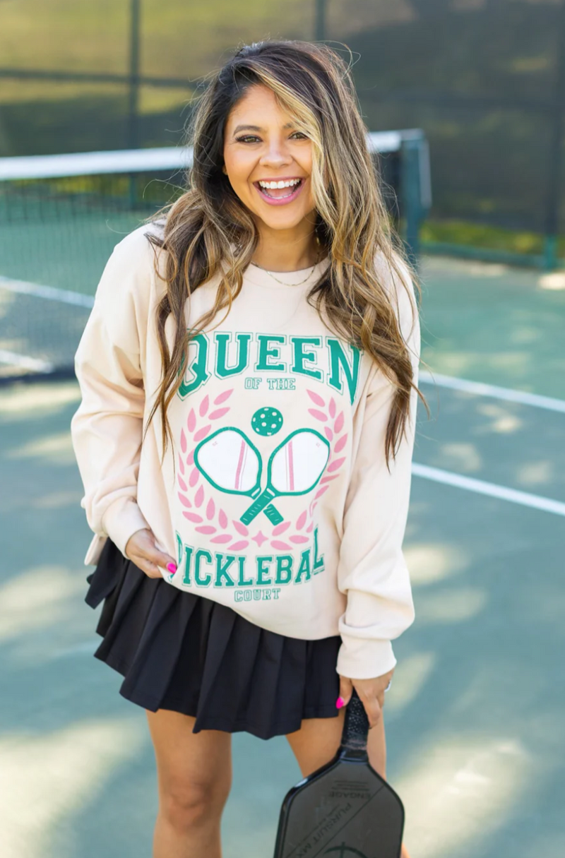 Queen Of Pickleball Sweatshirt