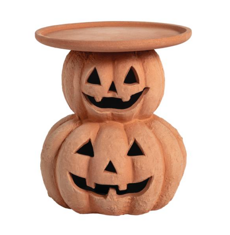 Halloween Terracotta Pillar Holder