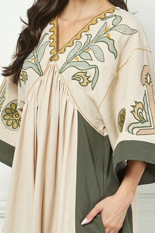 Marianna Embroidered Dress