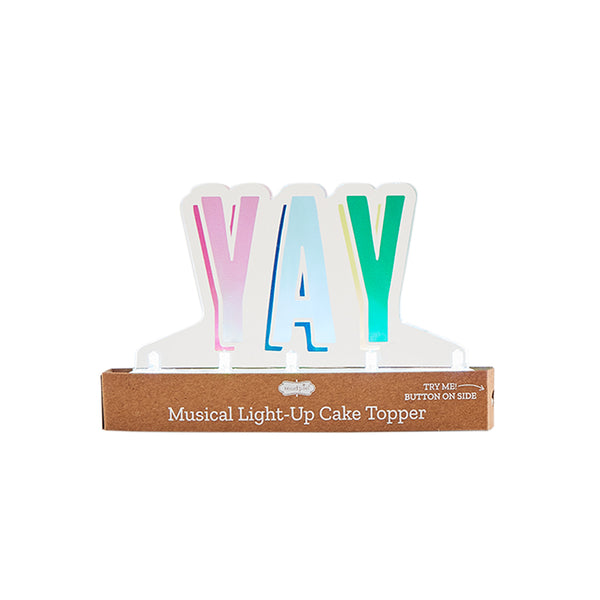 Musical LED Cake Topper