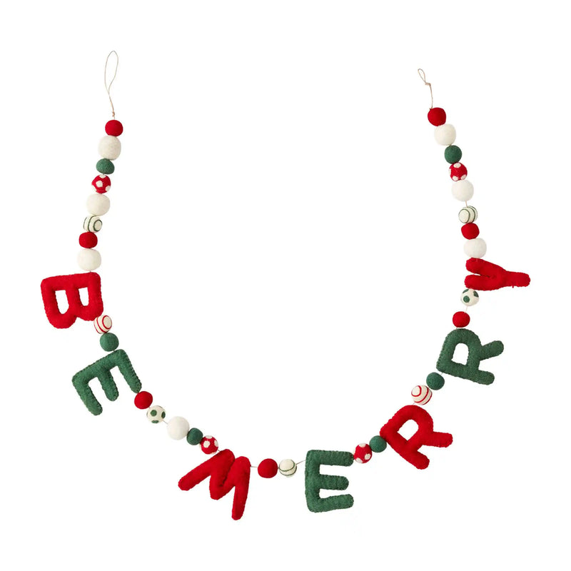Christmas Felt Garland
