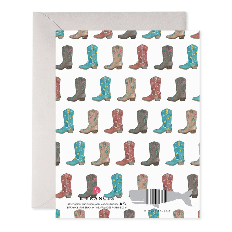 Giddy Up Cowboy Birthday Greeting Card