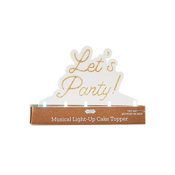 Musical LED Cake Topper
