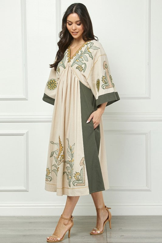 Marianna Embroidered Dress