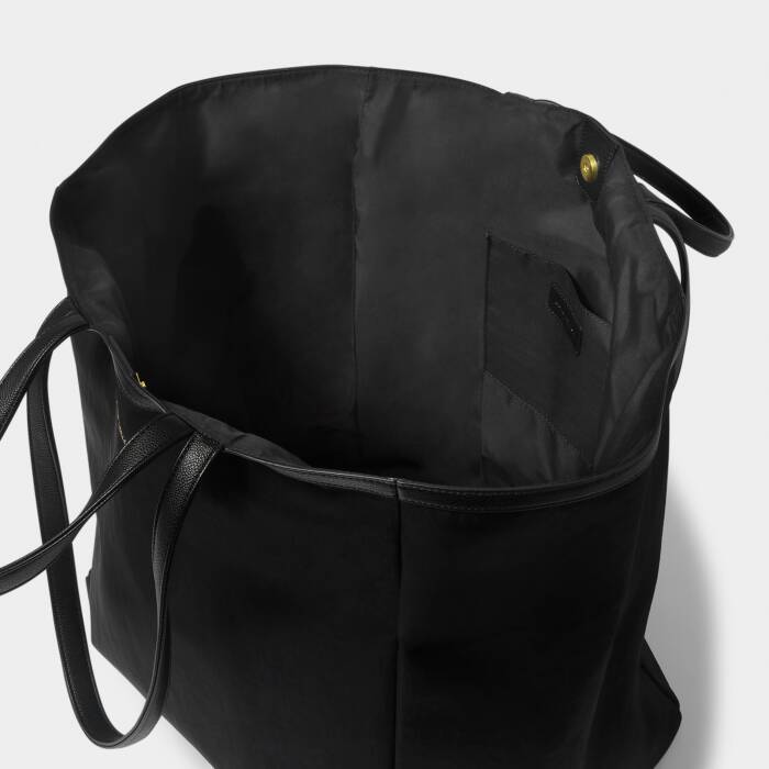 Sophia Nylon-Luxe Oversized Tote Bag