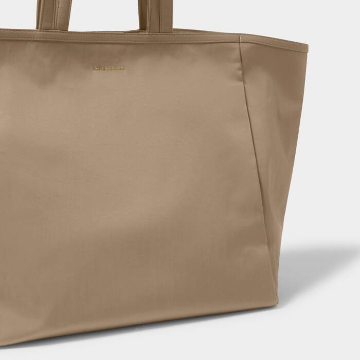 Sophia Nylon-Luxe Oversized Tote Bag