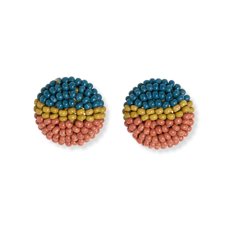 Elizabeth Beaded Stud Earring
