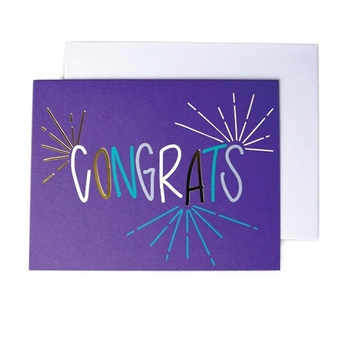 Congrats Card (Purple)