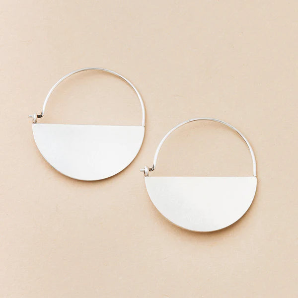 Lunar Hoop Earring