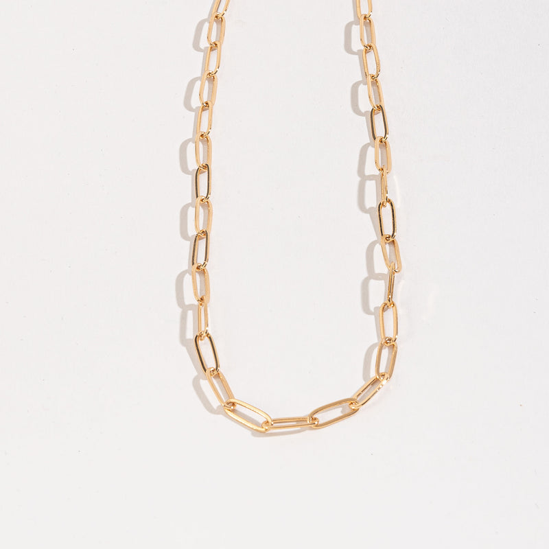 Brenin Paperclip Chain Necklace