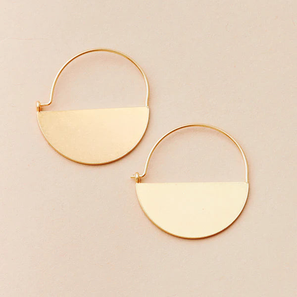 Lunar Hoop Earring