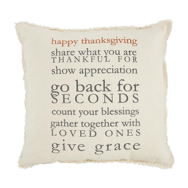 Thanksgiving Rules Pillow