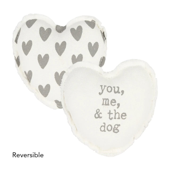 Reversible Dog Heart Pillow