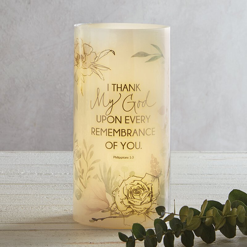 Upon Remembrance LED Candle