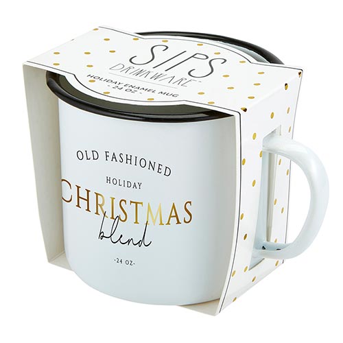 Christmas Blend Enamel Mug