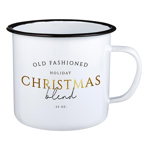 Christmas Blend Enamel Mug