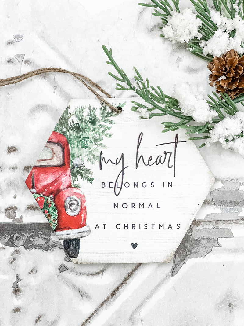 Heart Belongs In... Ornament