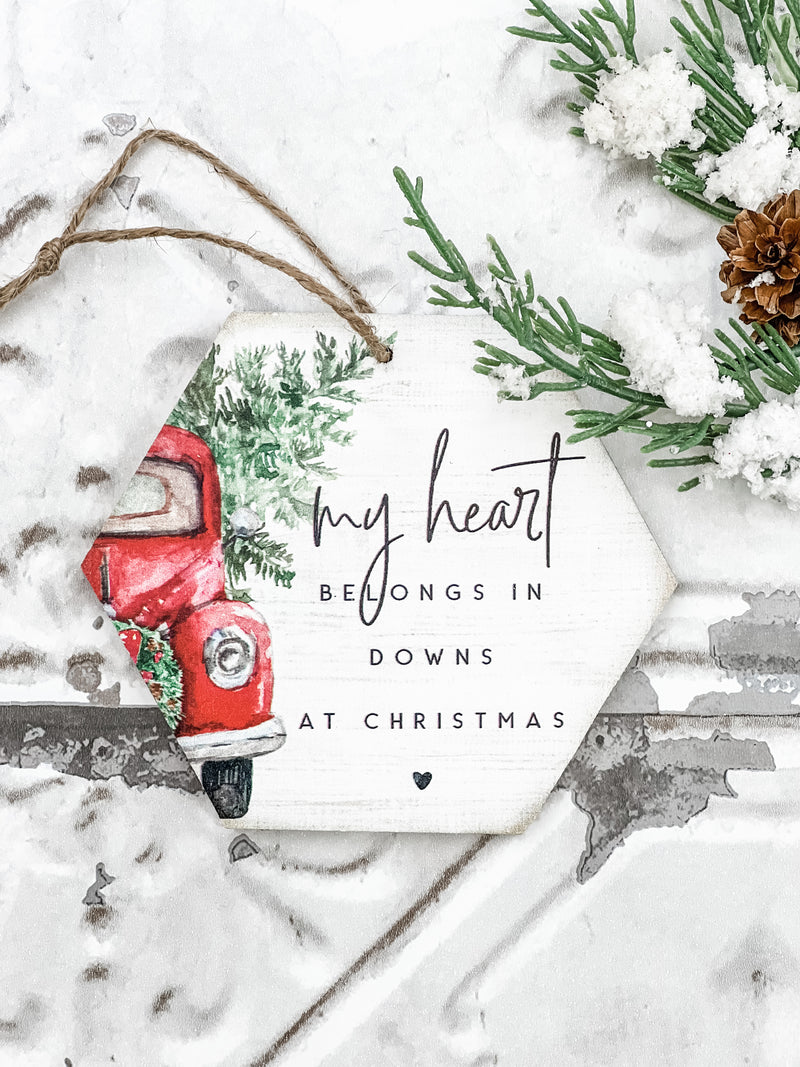 Heart Belongs In... Ornament